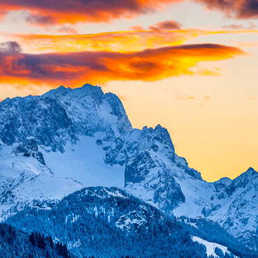 Zugspitze, Schnee, Berge